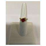 18 karat gold ring size 6