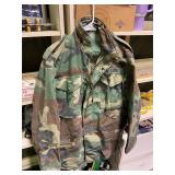 U.S. Army camouflage jacket without liner