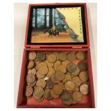 Assorted wheat pennies