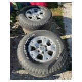 Four Toyota wheels