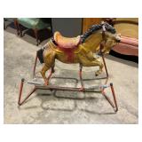 Vintage wonder, horse, rocking toy