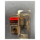 Shell holder and Lee powder measure riser