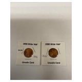 Lincoln wide am pennies