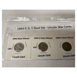 1943 steel Lincoln war cents