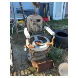 Handmade roller stand