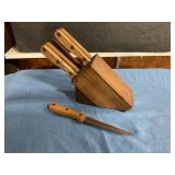 Knife Block w knives