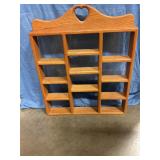 Curio wall shadow box 24ï¿½x27ï¿½