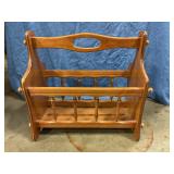 Wood Magazine Rack