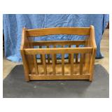 Wood Magazine Rack