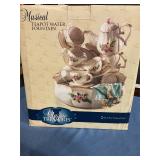 Musical teapot water fountain in box