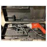 Milwaukee electric drill in DeWalt case