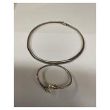 Bracelet and necklace
