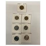 Assorted Washington quarters
