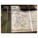 Craftsman 20ï¿½ compound miter saw NEW