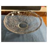 Crystal glass 12ï¿½ rose bowl