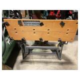 Collapsible deluxe workmate workbench