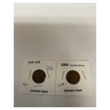 1909 Lincoln pennies