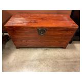 Wood Storage Chest 38ï¿½x18ï¿½x18ï¿½ tall