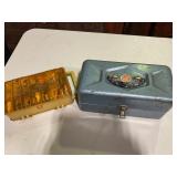 Deckle boxes with fishing items