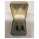Onyx. Earrings