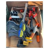Flat of clamps