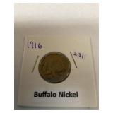1916 Buffalo nickel