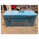 Bosch metal tool box with saw blades