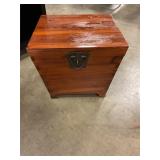 Wood Storage Chest 21ï¿½x18ï¿½x18ï¿½ tall