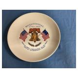 Commemorative Bicentennial plate