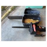 Remington 3.0 electric chainsaw in case