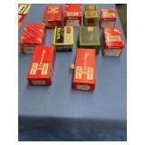 Assorted, quantity of gas checks, and bullets