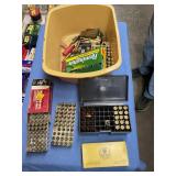 Assorted ammo and brass