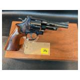 S&W 273 Rev 357mag engrave 50th Anniv. W/display