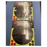 Two sets of shooting targets