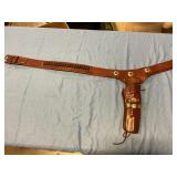 Leather Belt Holsterw/ buffalo nickels 41ï¿½long