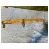 Antique singletree harness for horses