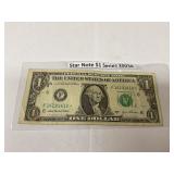 Start note 1 dollar bill