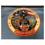 911 New York tribute patch 12" round