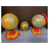World globes & bank globe