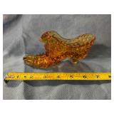 Amber Hobnail slipper