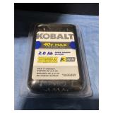 Kobalt 40V max battery