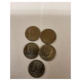 Kennedy half dollars assorted dates