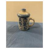 M A Hadley lidded cup