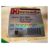 Hornady 223 Rem 55 gr. FMJ-BT  50 rds.