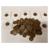 Bag of wheat pennies assorted dates