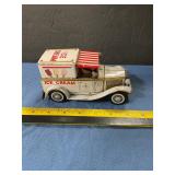 Vintage tin ice cream truck
