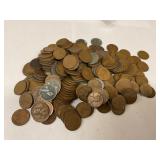 Bag of wheat pennies assorted dates