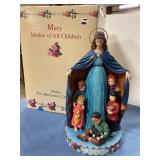 Mary Mother of all children statue 12" tall