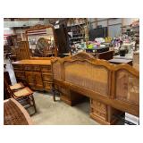 Dixie 10 Drawer Dresser w/ king headboard