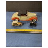 1950 Mercedes diecast car with extras